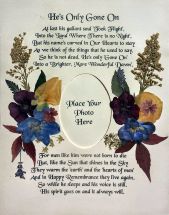 Pressed Flowers with Verse / Photo