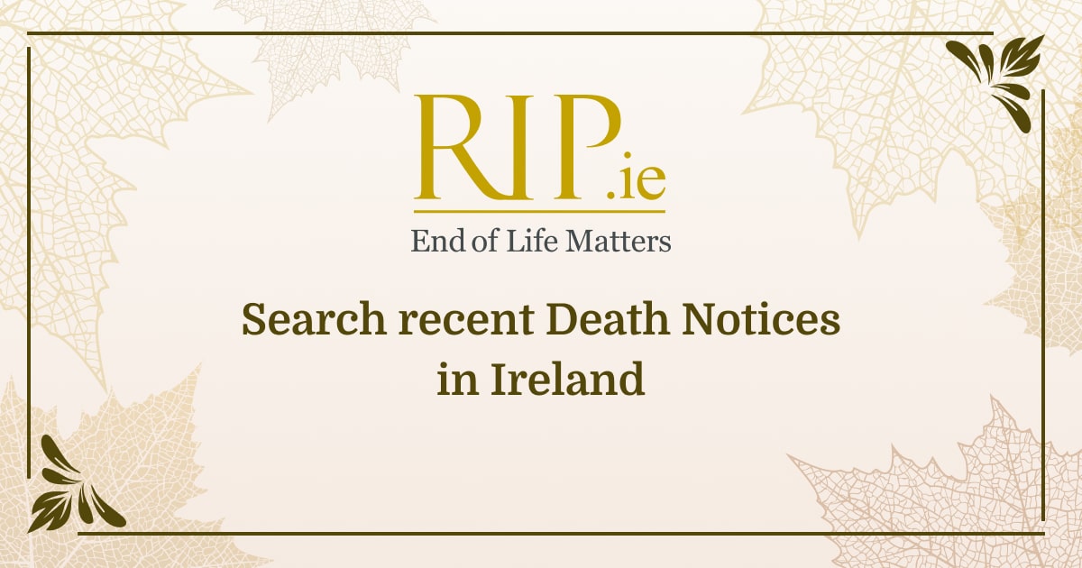 Condolence Book for Maggie Walsh (née Burke) (Finney, Galway) | rip.ie
